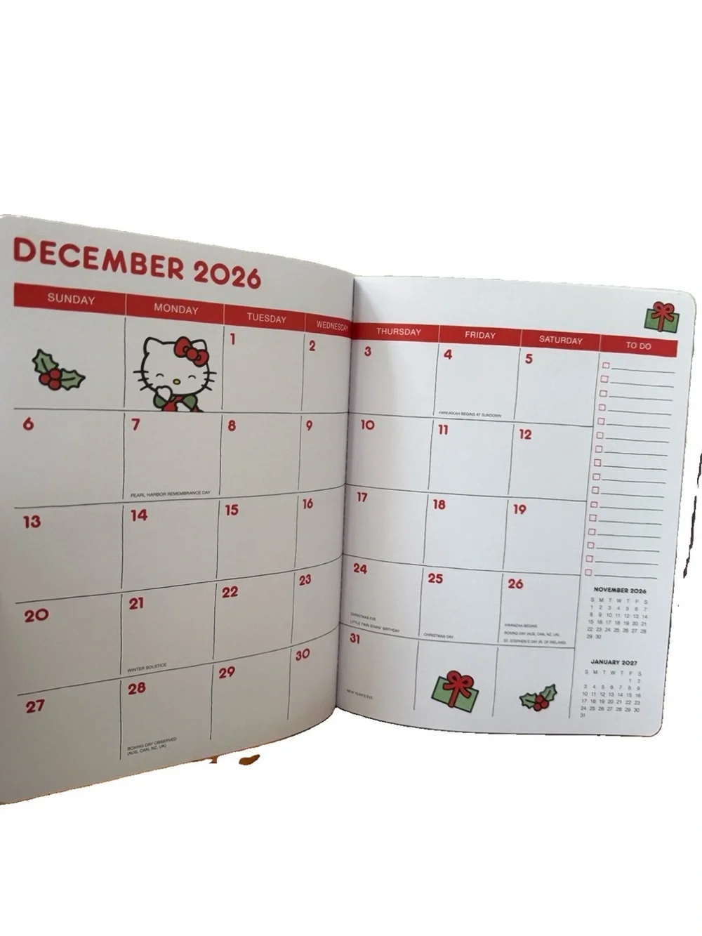 Sanrio Hello Kitty & Friends 17-month Aug 2026-Dec.2027 Slim Thin Planner 9.5x7.